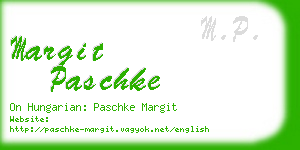 margit paschke business card